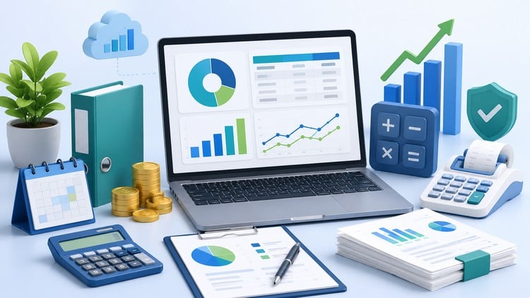 Accounting &amp; Bookkeeping: Complete Financial Practice Tests