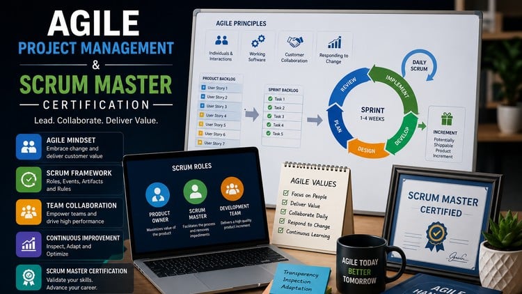 Agile Project Management &amp; Scrum Master Certification
