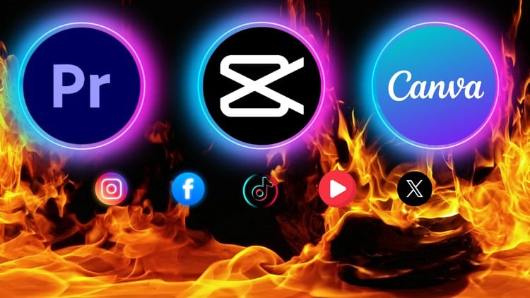 All In One Video Editing Master In CapCut Premiere Pro Canva