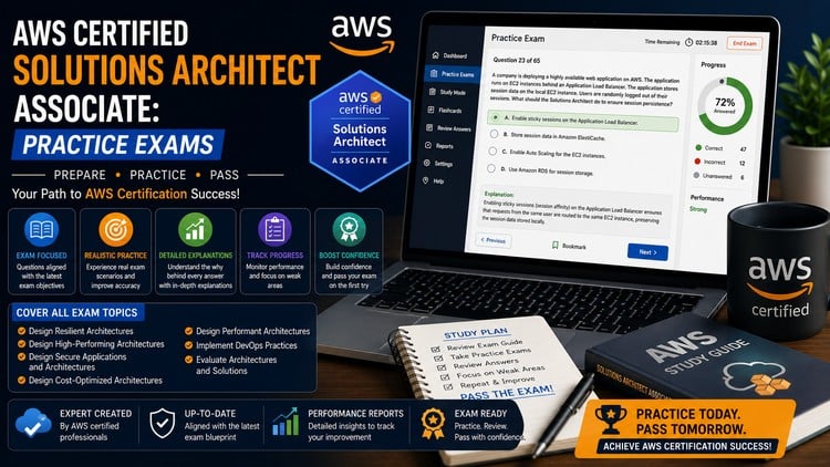 AWS Certified Solutions Architect Associate: Practice Exams
