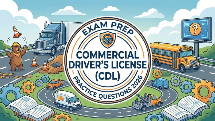 CDL General Knowledge Practice Tests 2026 | Class A, B &amp; C