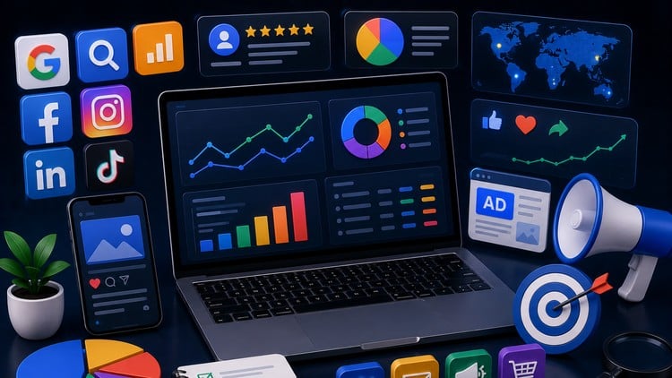 Digital Marketing Mastery: SEO, Social Media &amp; Ads Quizzes