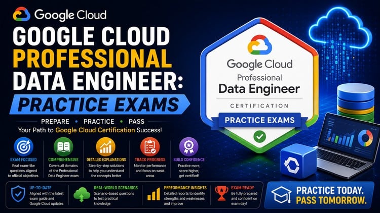 Google Cloud Professional Data Engineer: Practice Exams