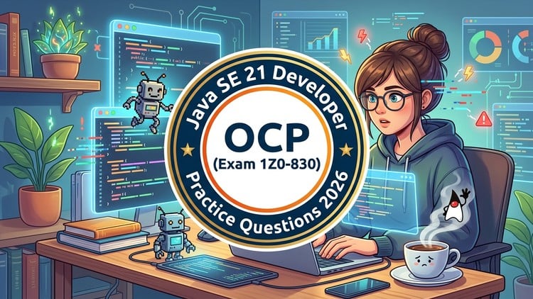 (OCP) Java SE 21 Developer (1Z0-830):Practice Test 2026
