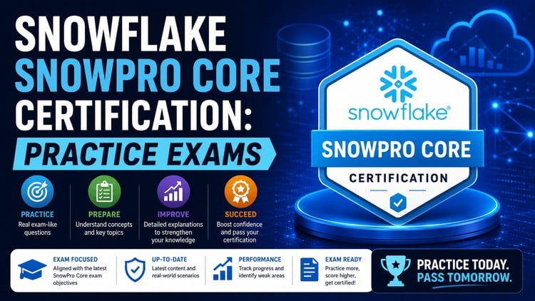 Snowflake SnowPro Core Certification: Practice Exams